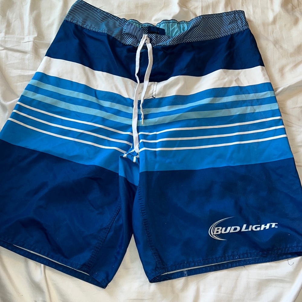 BUD LIGHT men’s swim trunks